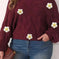 batwing sleeve pullover | oversized knit sweater | loose fit womens top | energy saving