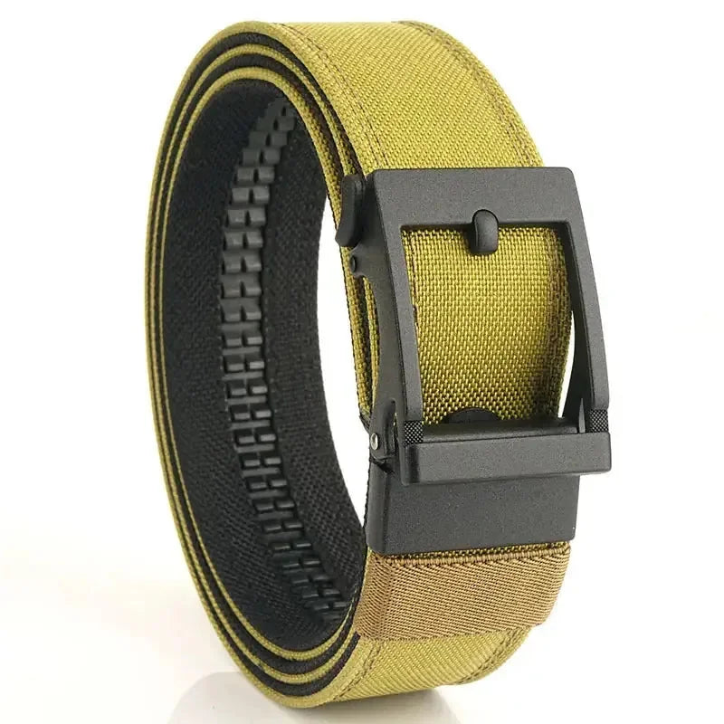 automatic buckle belt | double-layer leather belt | thickened hardened belt | energy saving