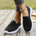 Large Size Mesh Breathable Flat Solid Color Casual Flyknit Pumps Meifu Market