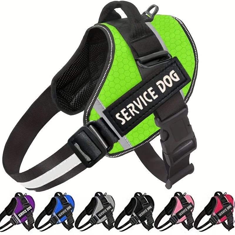 reflective dog vest harness | comfortable mesh dog harness | safety pet vest | ultrasonic cleaning
