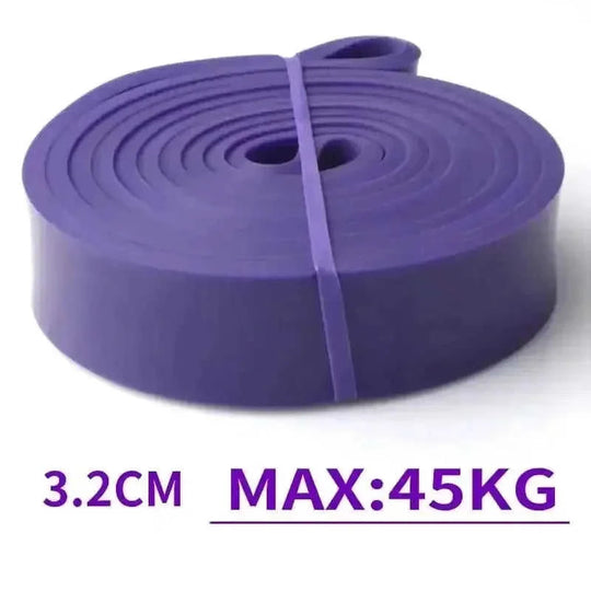 heavy-duty latex resistance bands | full body workout set | home gym equipment | energy saving