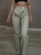 high-waisted denim jeans | double layer denim pants | stretchy mom jeans for women | energy saving