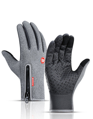 Winter Gloves Touch Screen Riding Motorcycle Sliding Waterproof Sports Gloves With Fleece Meifu Market