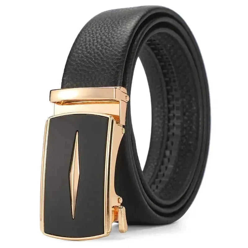 Genuine Leather Automatic Pure Leather Belt Boys Style 10 - available style options