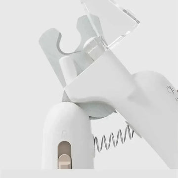 stainless-steel pet nail clippers | safety guard anti-bleed trimmer | quick-stop bleeding technology | ultrasonic cleaning