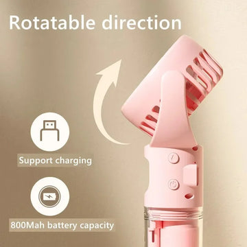 portable handheld spray fan | 4-speed mist fan | usb charging mini fan | energy saving