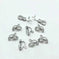 pierced metal ear clip | diy earrings for women | minimalist geometric earring blanks | ultrasonic cleaning