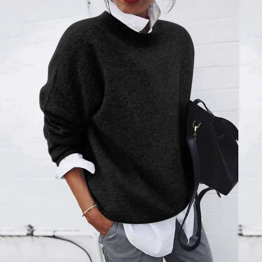 Women's fake two-piece sweater Meifu Market