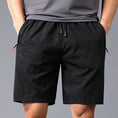 quick-drying fabric shorts | lightweight summer shorts men | loose fit plus size shorts | ultrasonic cleaning