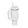 oz insulated tumbler with straw | stainless steel vacuum insulation | large capacity coffee mug | ultrasonic cleaning