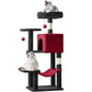 44 Inch Cat Tree Tower, Multi-Cat Climbing Tower With, Natural Sisal Scratching Posts, Extended Platform, Hammock Meifu Market