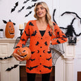 Women's Sweater Bat Jacquard Long Sleeve Cape Cardigan Coat Meifu Market