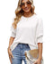 stretch cotton fabric | oversized fit t-shirt | elastic cuff sleeves | ultrasonic cleaning