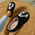 non-slip sole slippers | closed-toe house shoes | embroidery cartoon slippers | ultrasonic cleaning