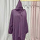 long sleeve abaya dress | plus size modest wear | cotton blend robe dress | energy saving
