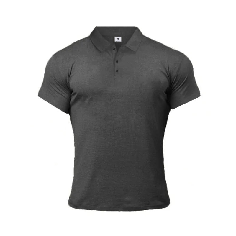 breathable fabric polo shirt | moisture-wicking sports top | lightweight summer clothing | energy saving