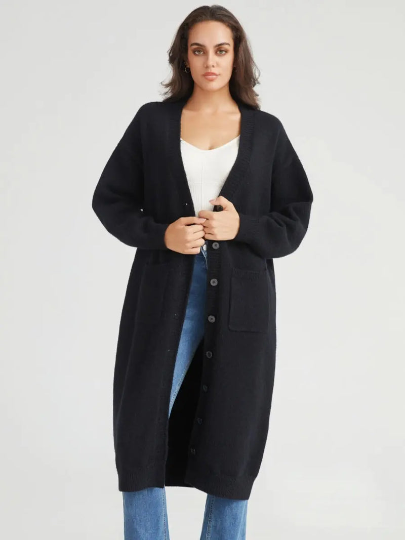 Loose Casual Lazy Mid-length Sweater Women Meifu Market