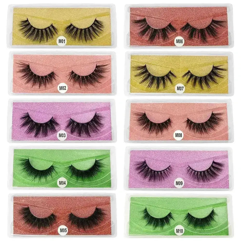d mink false eyelashes set | reusable magnetic eyelashes | natural looking volume lashes | ultrasonic cleaning