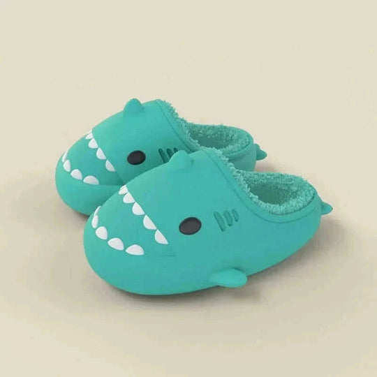 waterproof kids slippers | fleece-lined indoor shoes | non-slip sole childrens footwear | energy saving