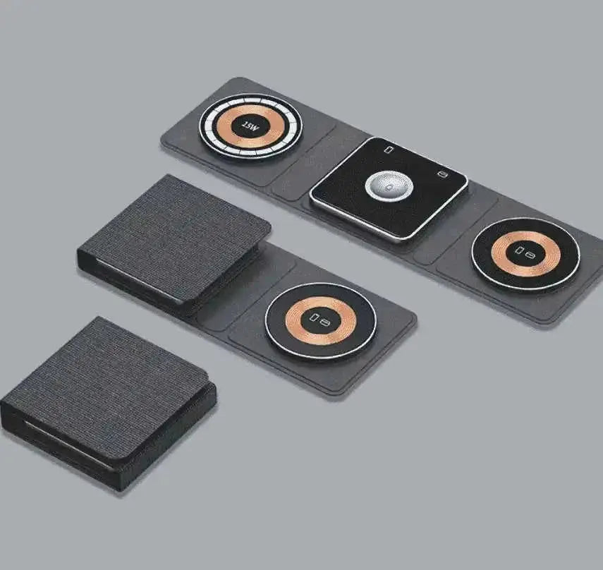 15w fast wireless charging | aluminum alloy construction | multifunctional charging station | energy saving