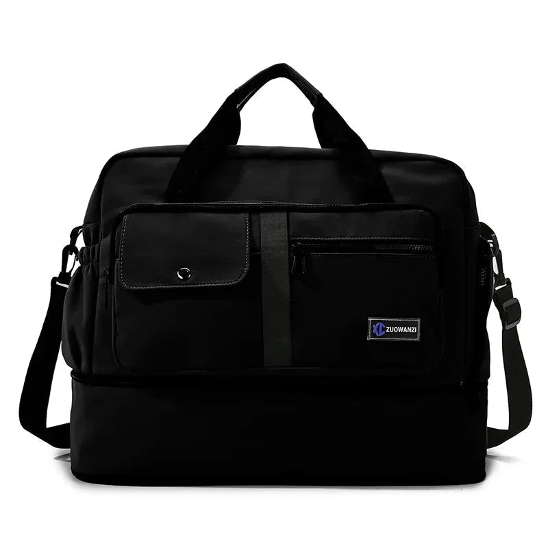 large-capacity travel bag | water-resistant nylon material | crossbody handbag for women | ultrasonic cleaning
