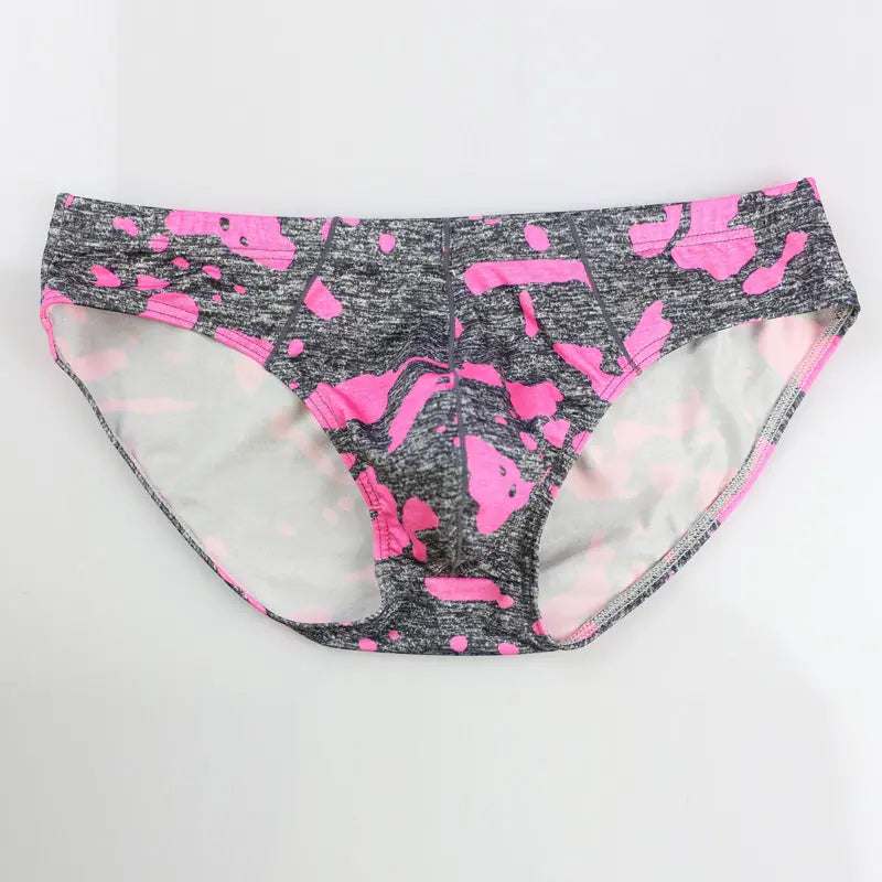 Men's Nylon Printed Camouflage U-shaped Triangular Underwear Meifu Market