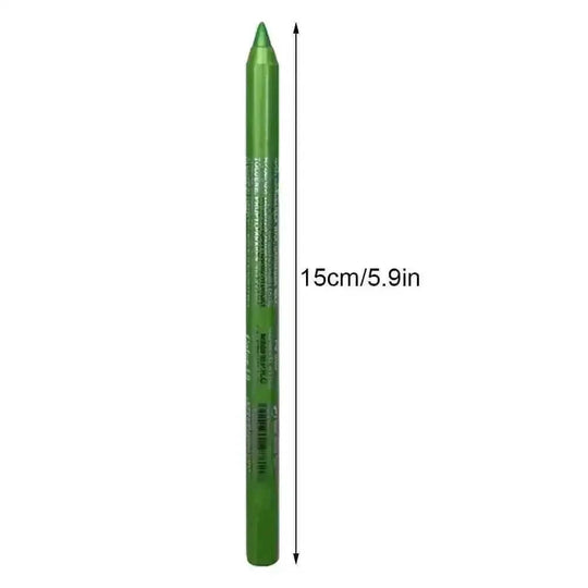 Neon Green Cat Eye Makeup Waterproof Liquid Eyeliner Pen A - close-up detail shot