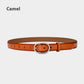 Women's Winter Jeans Strap Pant Belt Decoration Thin Belt Cowhide Black South Korea Simple meifu market