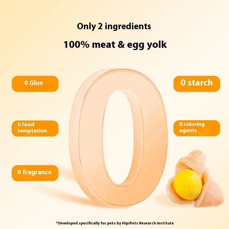 Dog Snack Egg Yolk Satisfy The Appetite Chicken Duck Meat Small Molar Training Reward Food Meifu Market