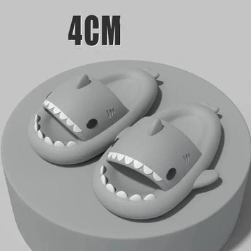 Adult's Slippers Indoor Outdoor Funny Shark Cartoon meifu market