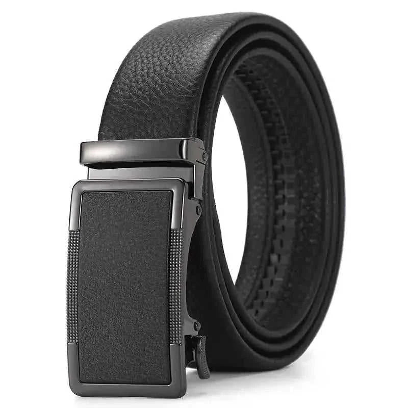 Genuine Leather Automatic Pure Leather Belt Boys Style 10 - color variant display