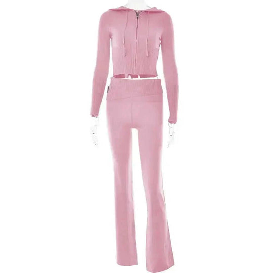 premium cotton blend fabric | two-piece hoodie set | versatile lounge wear | ultrasonic cleaning