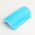 self-cleaning cat brush | silicone grooming comb | wall-mounted pet massager | energy saving