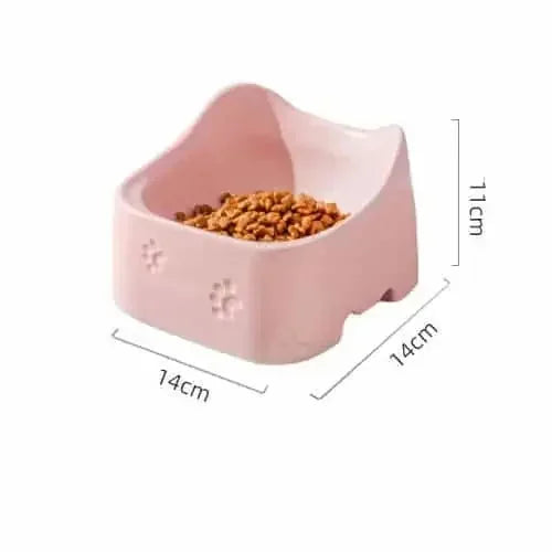 ceramic pet bowl | non-toxic ceramic dog bowl | heavy-duty ceramic cat bowl | energy saving