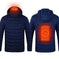 usb heated jacket | electric heating coat for men | rechargeable thermal clothing | ultrasonic cleaning