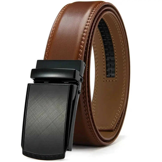 genuine leather belt for men | double-sided reversible belt | alloy grain buckle | ultrasonic cleaning
