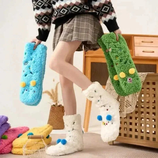 Cashmere Socks For Women Warm Floor - Meifu Market