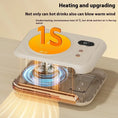 fast heating technology | compact desk heater | dual function warmer | ultrasonic cleaning