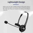 Microphone Volume Control Mute Cancelling Office PC Headphones 3.5mm And USB - styled new office headphones with microphon...