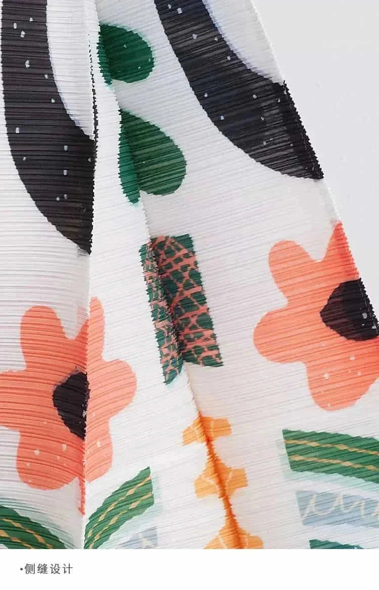 pleated midi dress | floral print dress | comfortable maxi dress | ultrasonic cleaning