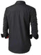 A Cool And Casual Long-sleeved Shirt In Contrasting Colors For A Teenage Man - view 6 (material: cotton | pattern: solid,...