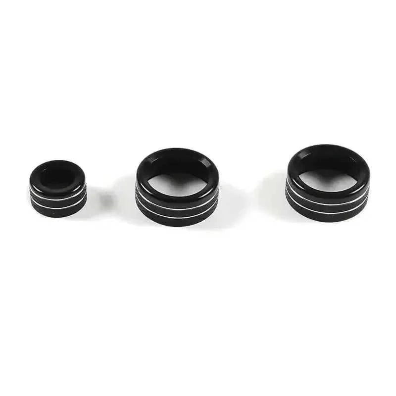 bmw ac knob cover | aluminum alloy construction | 68mm diameter ring | ultrasonic cleaning