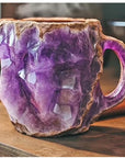 400ml Resin Mineral Crystal Coffee Mugs With Handles Elegant Fake Mineral Crystal Cup For Workplace Home Decor Christmas Gift Kitchen Gadgets Meifu Market