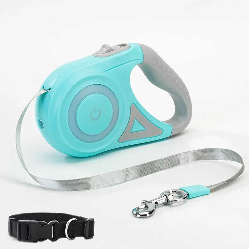 Dog Leash Retractable Leash And Dog Collar Spotlight Automatic Pet Dog Cat Traction Rope For Small Medium Dogs Pet Product Meifu Market