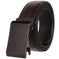 Cowhide Alloy Belt Automatic Buckle Business Casual Belt Men's Pant Belt Browngun Buckle A - color variant display