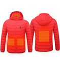 heated jacket for men | usb powered heated coat | electric thermal clothing | ultrasonic cleaning