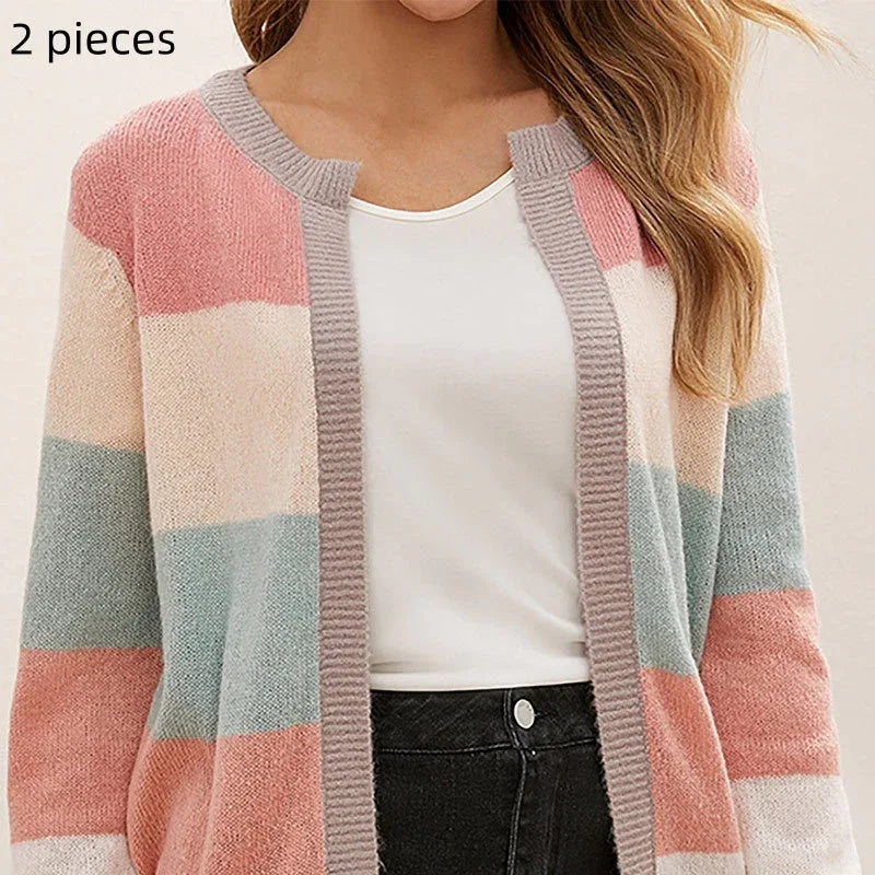 Women's Candy Color Matching Knitted Meifu Market