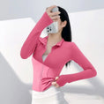 quick-dry fabric | breathable yoga jacket | moisture-wicking material | ultrasonic cleaning