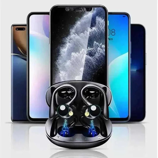 wireless earbuds with charging case | ipx8 waterproof rating | 48-hour total battery life | ultrasonic cleaning