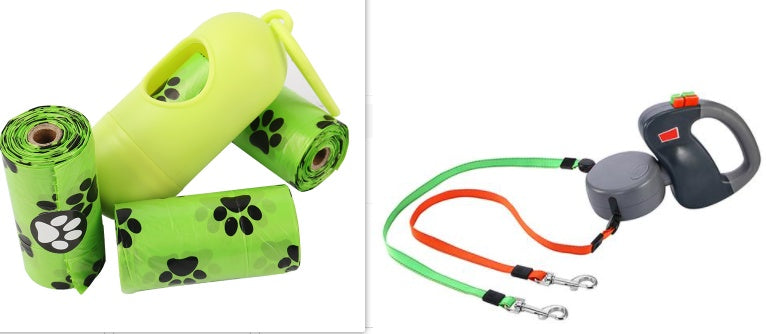 Retractable Dual Pet Dog Walking Leash Meifu Market